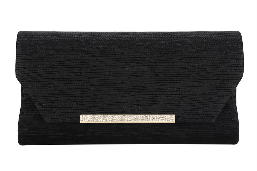 Ladies Faux Leather Clutch Evening Handbag