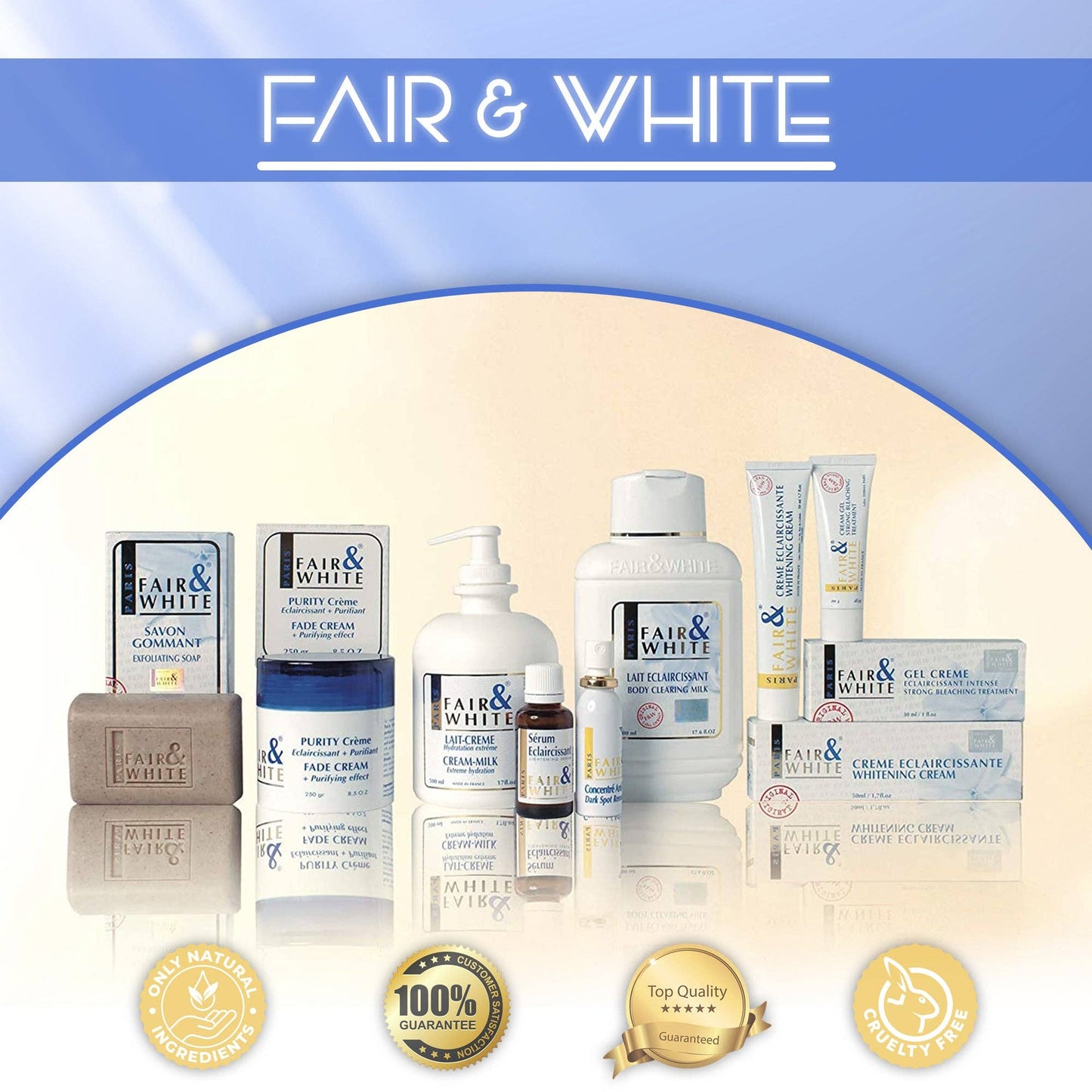 Fair & White Original Body Clearing Milk - Lightens Dark Are