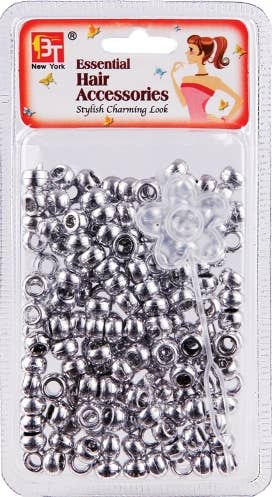 ROUND BEADS - SMALL - SILVER