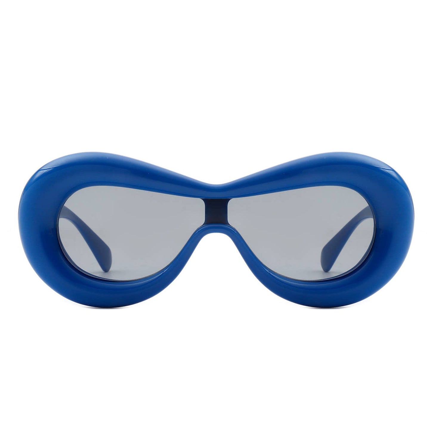 Oversize Oval Chunky Modern Circle Fashion Round Sunglasses