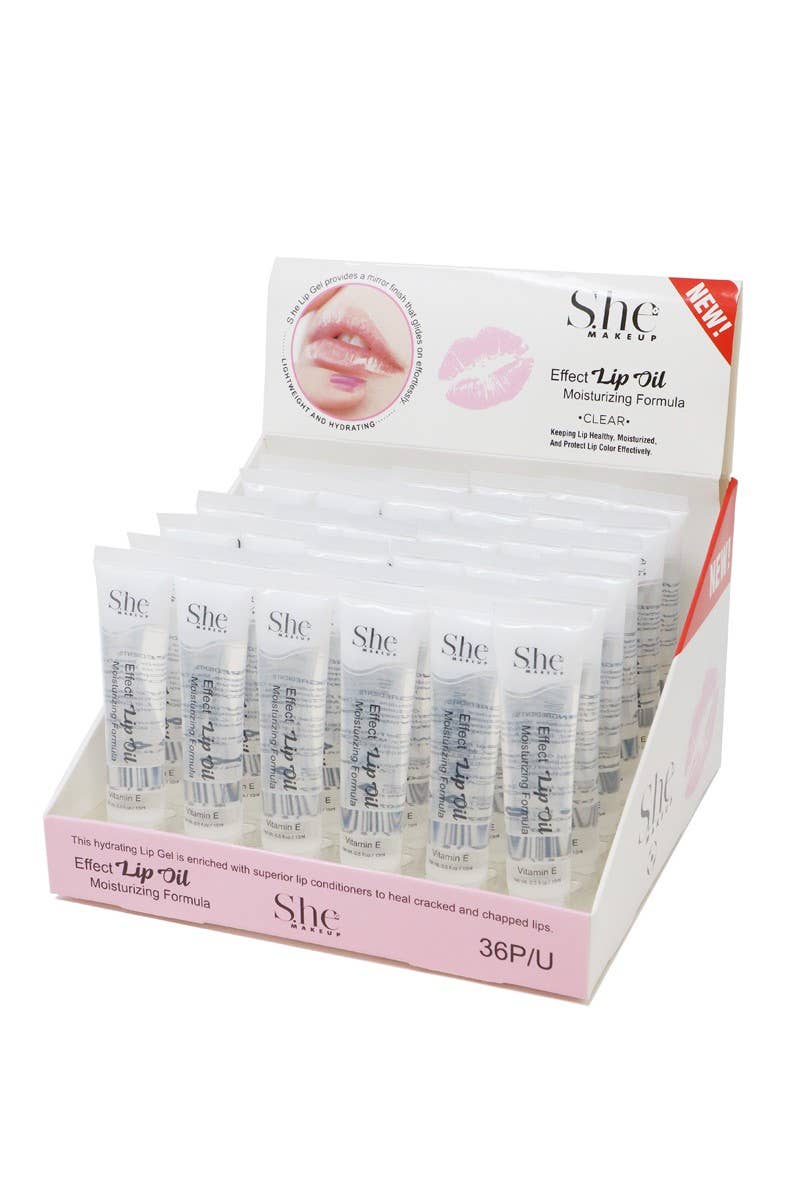 Makeup She Vitamin E Clear Lip Oil Gloss