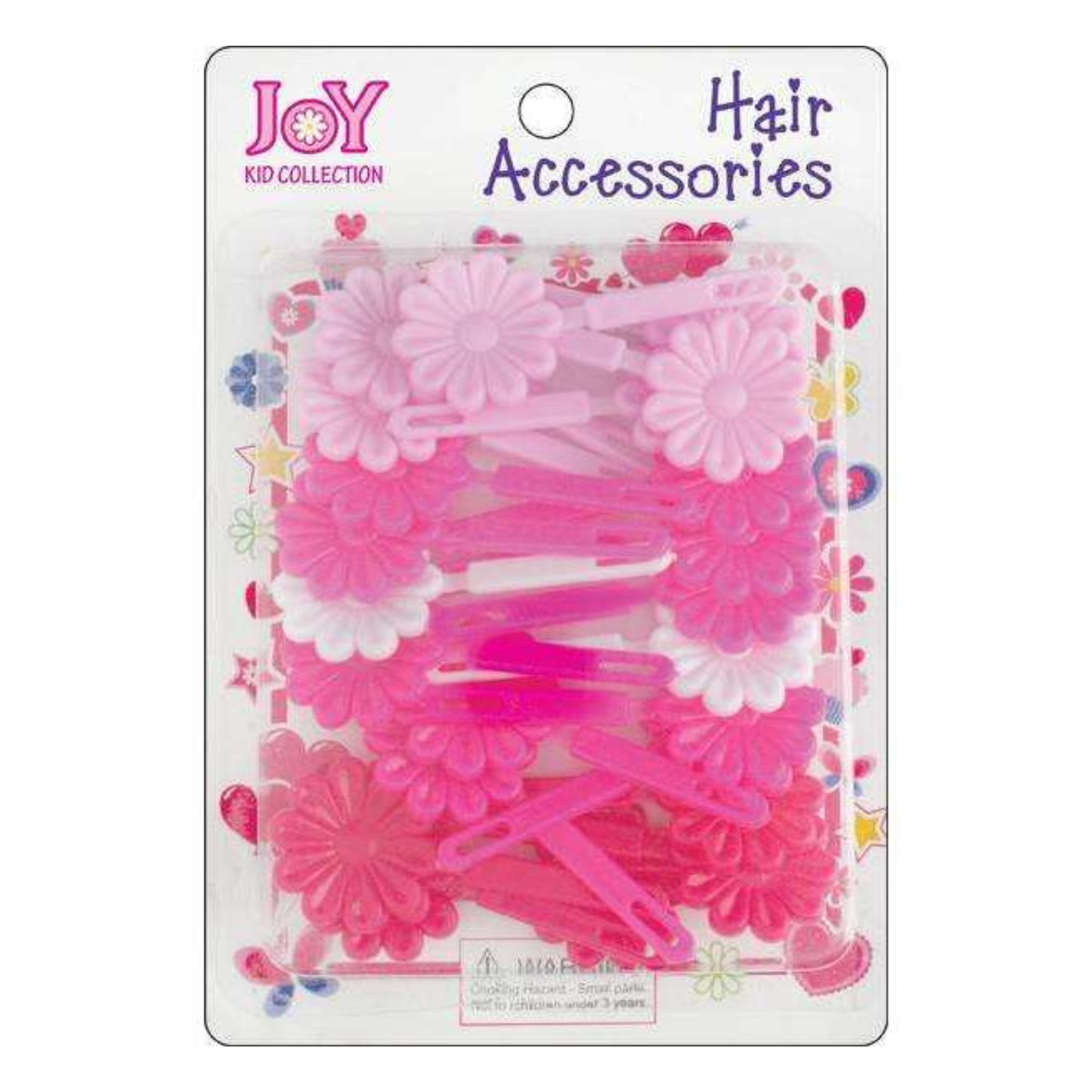 Joy Ribbon Barrette 12ct Assorted Purple