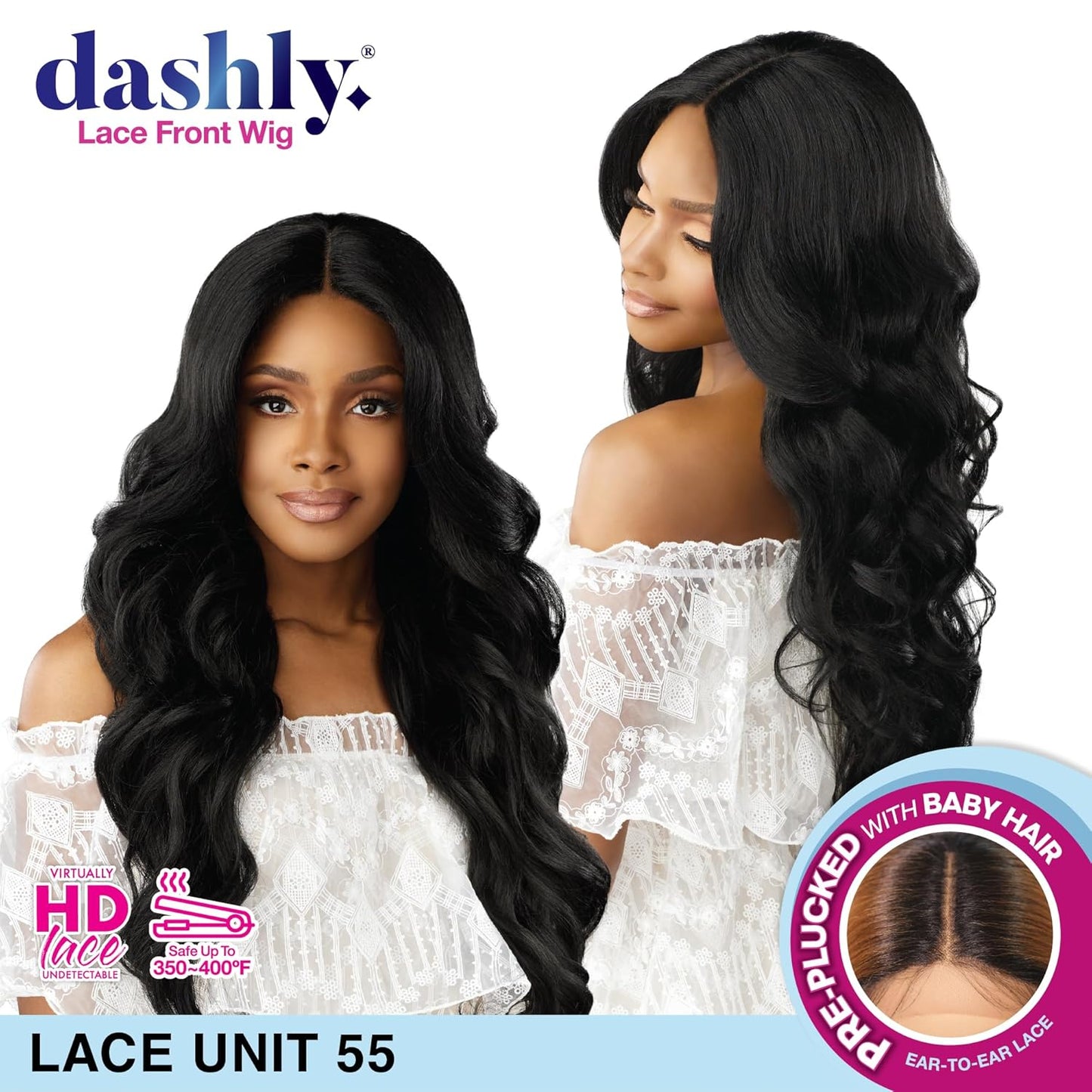 Sensationnel Dashly Lace Front Wig Unit 55