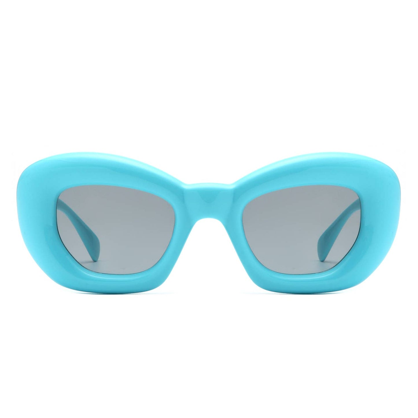 Square Thick Frame Women Fashion Cat Eye Sunglasses