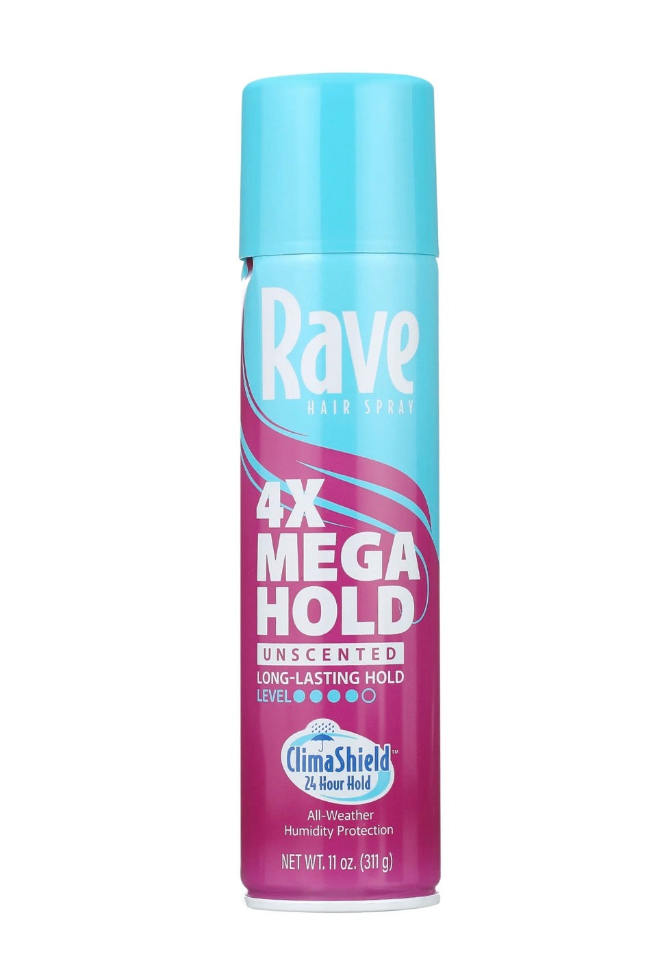 RAVE 4x MEGA LONG LASTING HAIRSPRAY