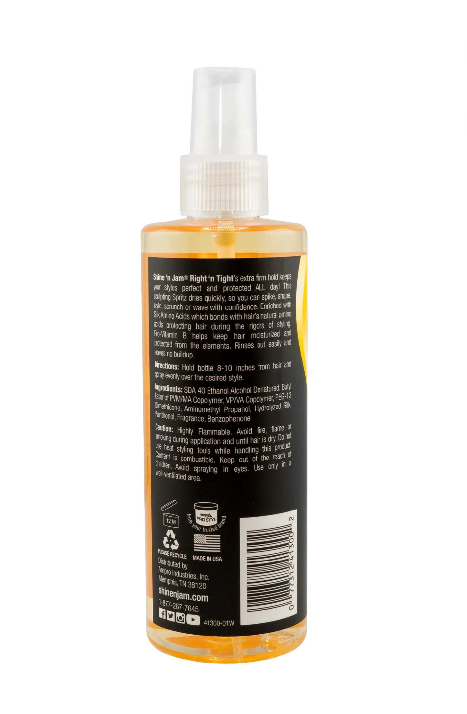 AMPRO SHINE-N-JAM RIGHT N TIGHT SCULPTING SPRITZ