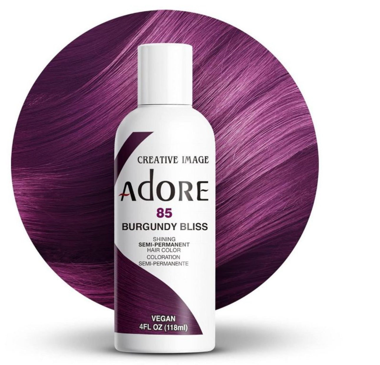 ADORE SEMI H/C 85 BURGUNDY BLISS