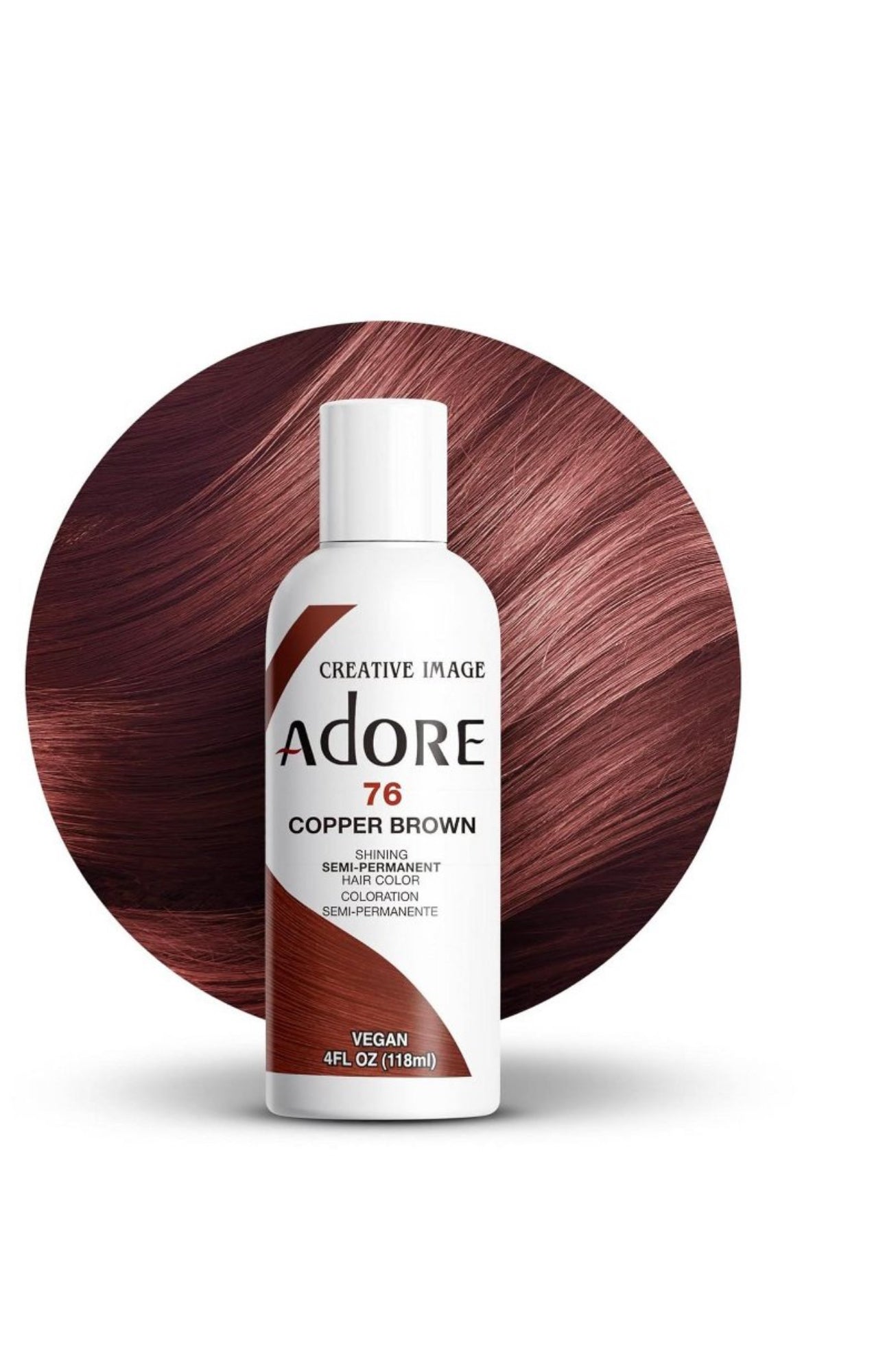 ADORE SEMI H/C 76 COPPR BRWN 4Z