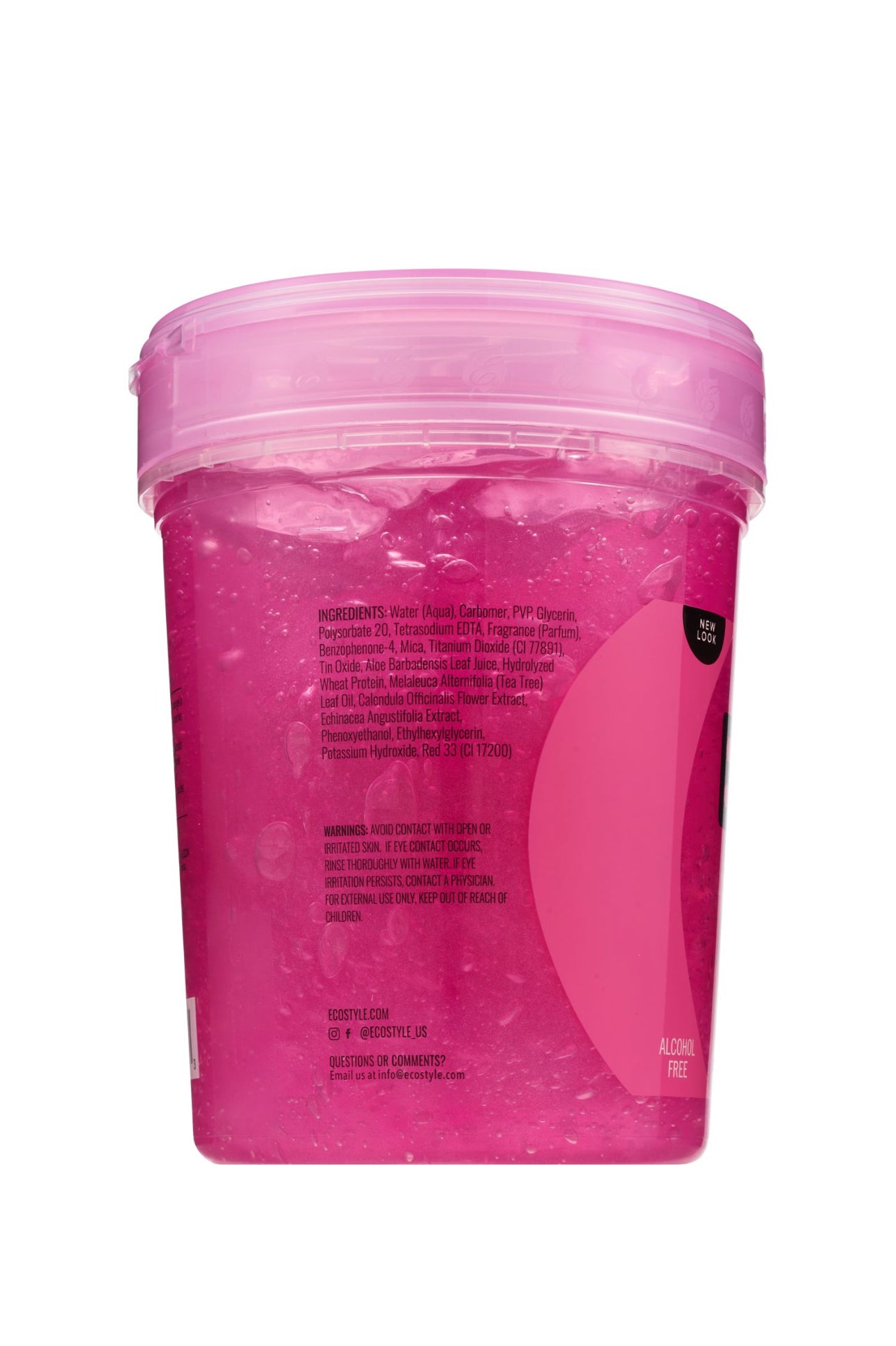 ECO STYLE GEL PINK CRL&WAVE 32Z