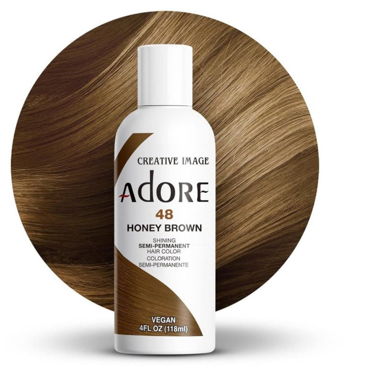 ADORE SEMI H/C 48 HNY BROWN 4Z