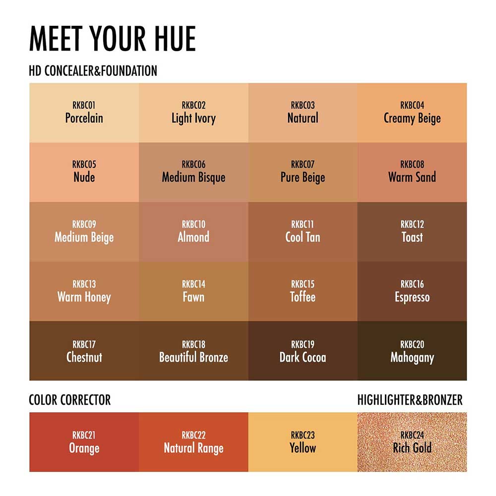 Ruby Kisses HD Concealer & Foundation