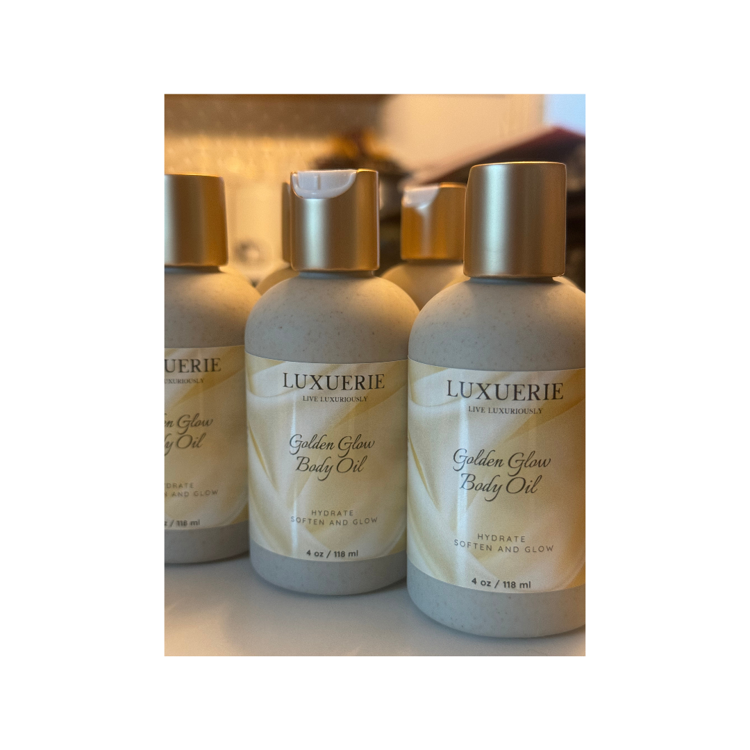 Luxuerie Golden Glow Body Oil Large