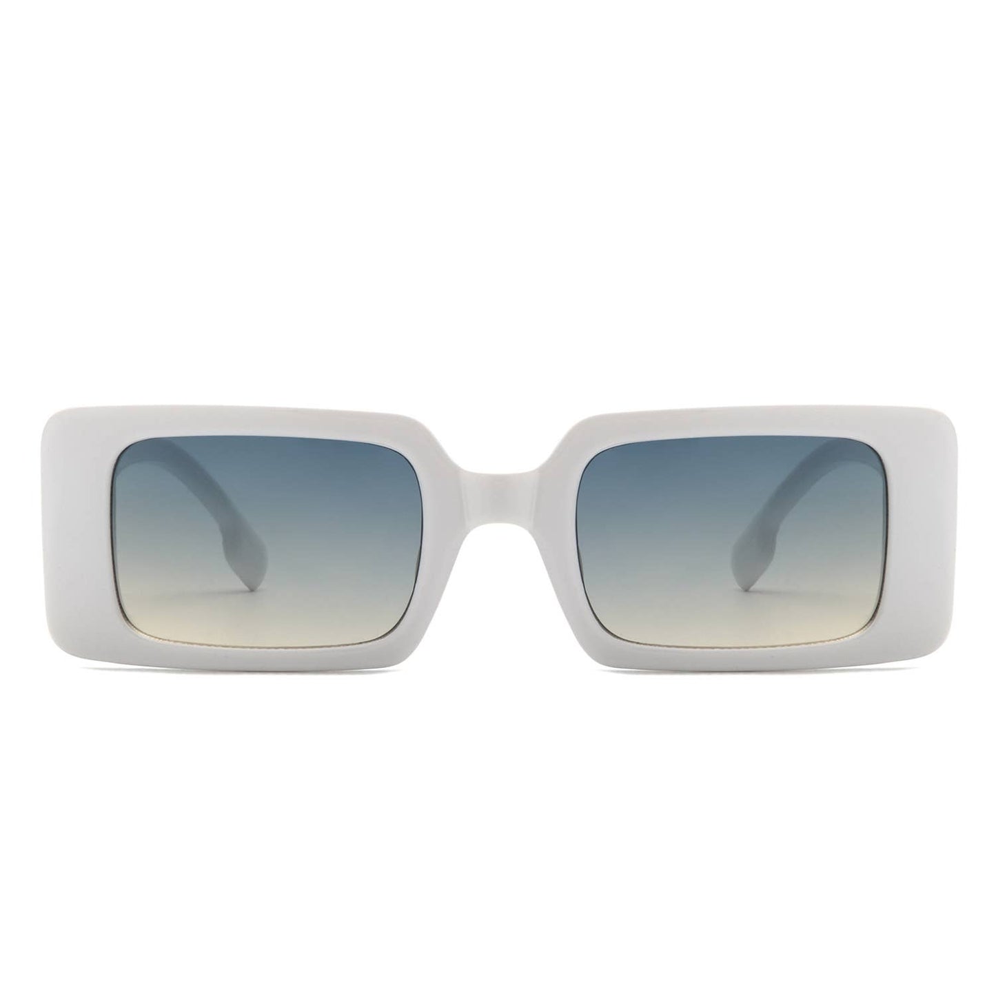 Retro Square Thick Frame Fashion Rectangle Sunglasses