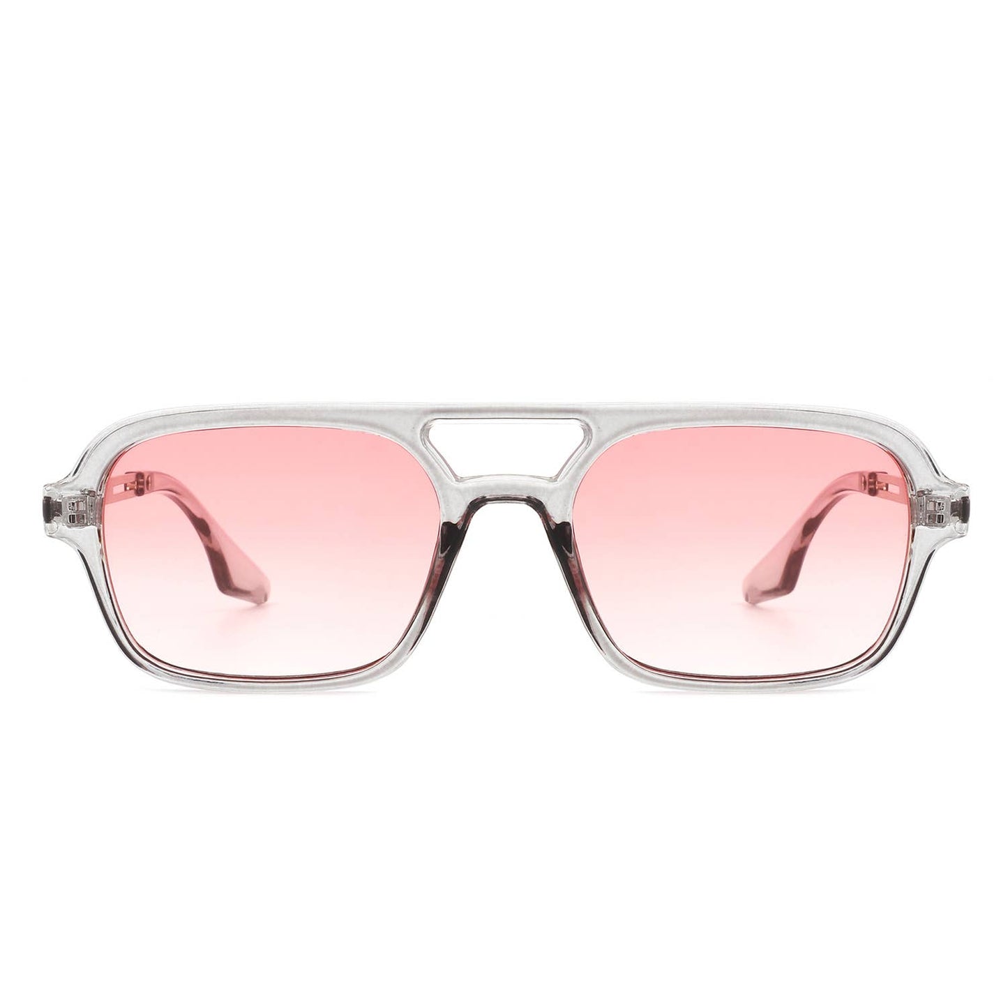 Retro Square Brow-Bar Fashion Aviator Style Sunglasses
