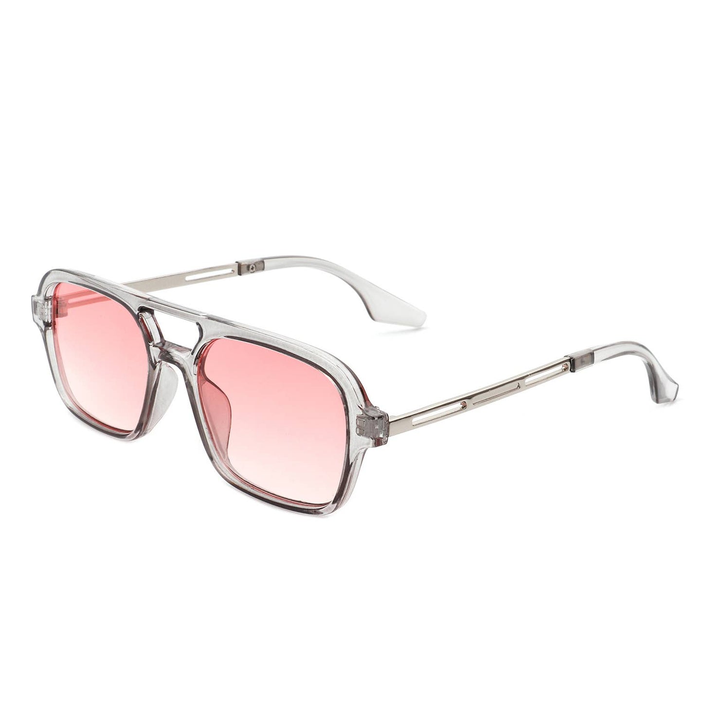 Retro Square Brow-Bar Fashion Aviator Style Sunglasses