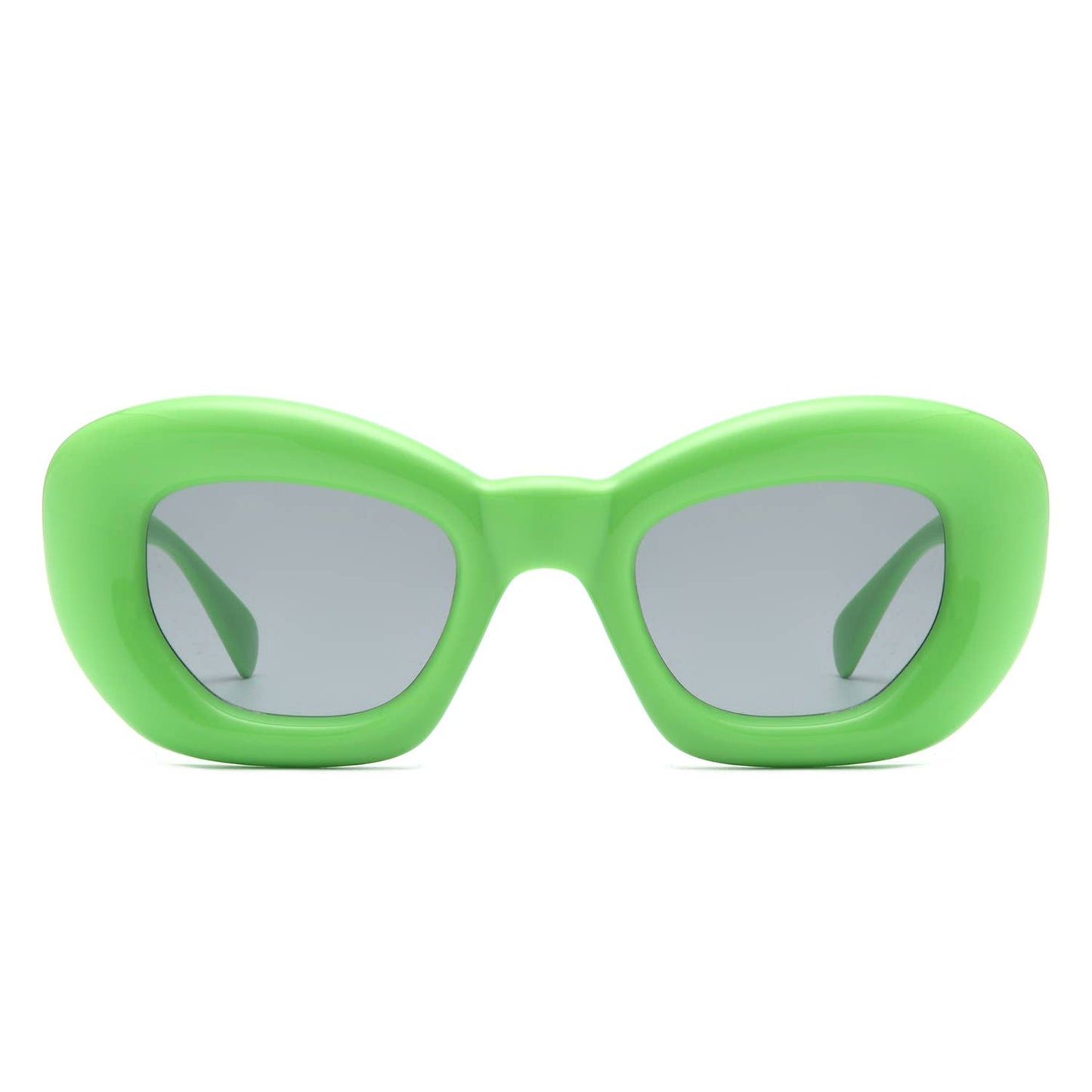 Square Thick Frame Women Fashion Cat Eye Sunglasses