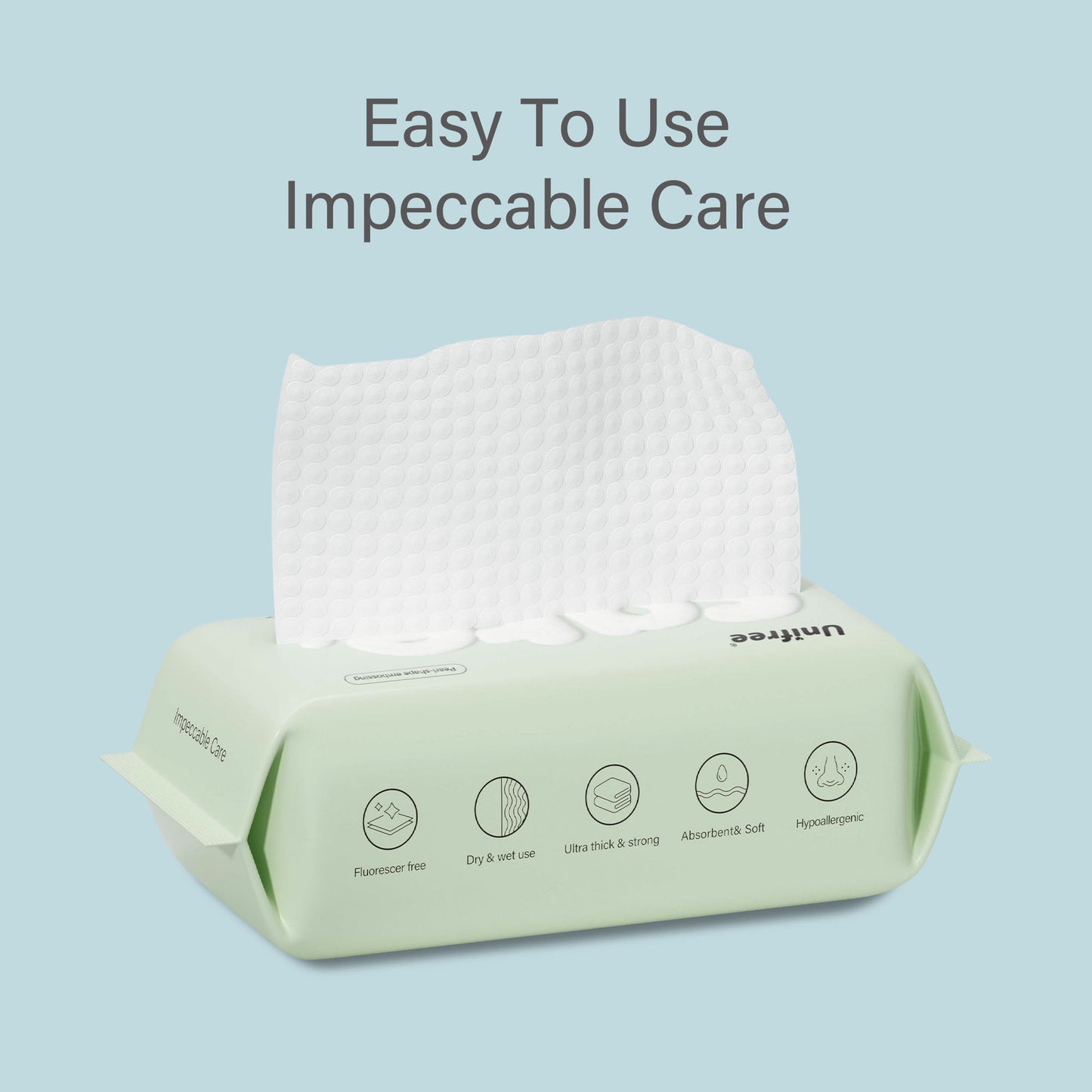 UNIFREE DISPOSABLE FACE TOWELS