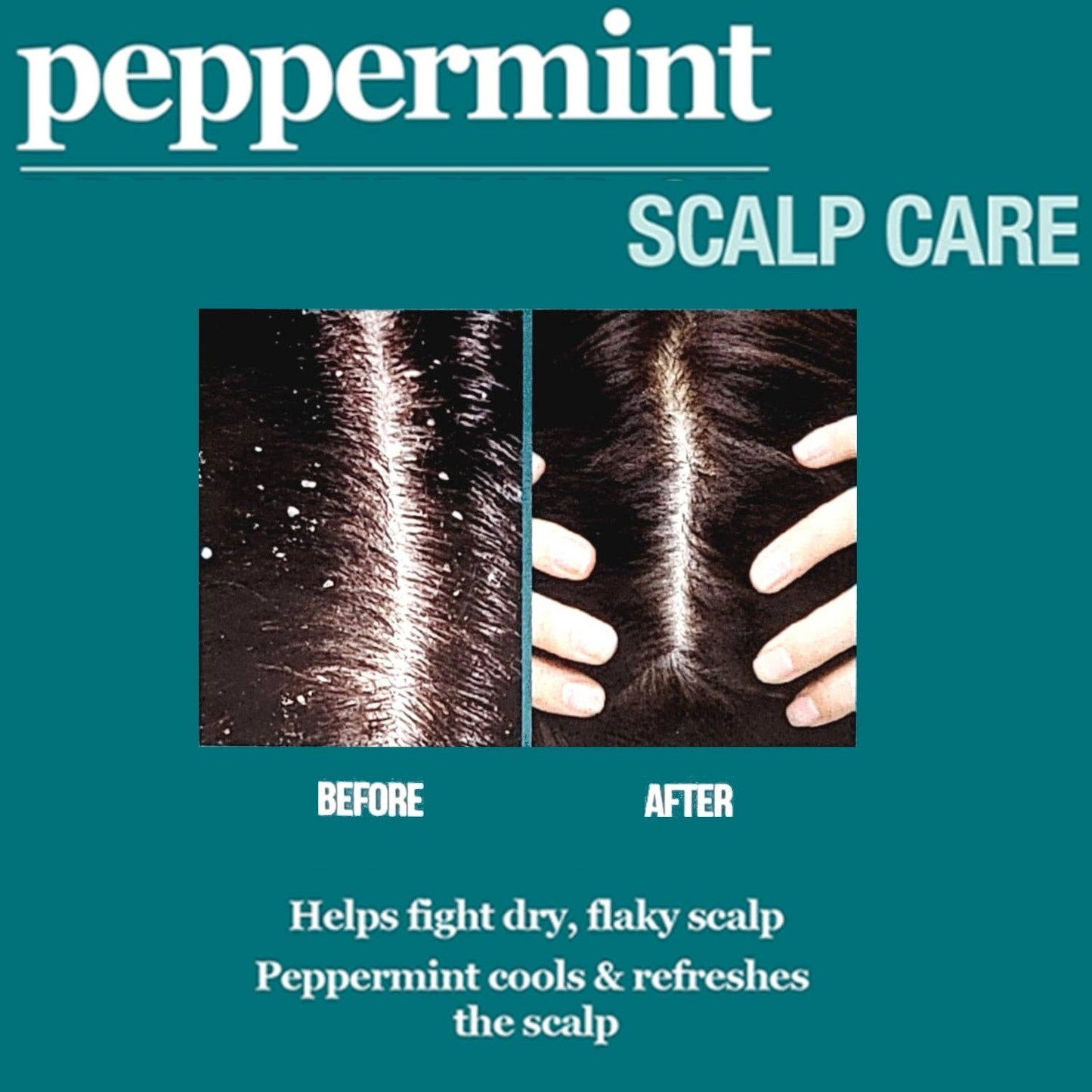 Peppermint Scalp Care Hair Oil 2.5 oz.
