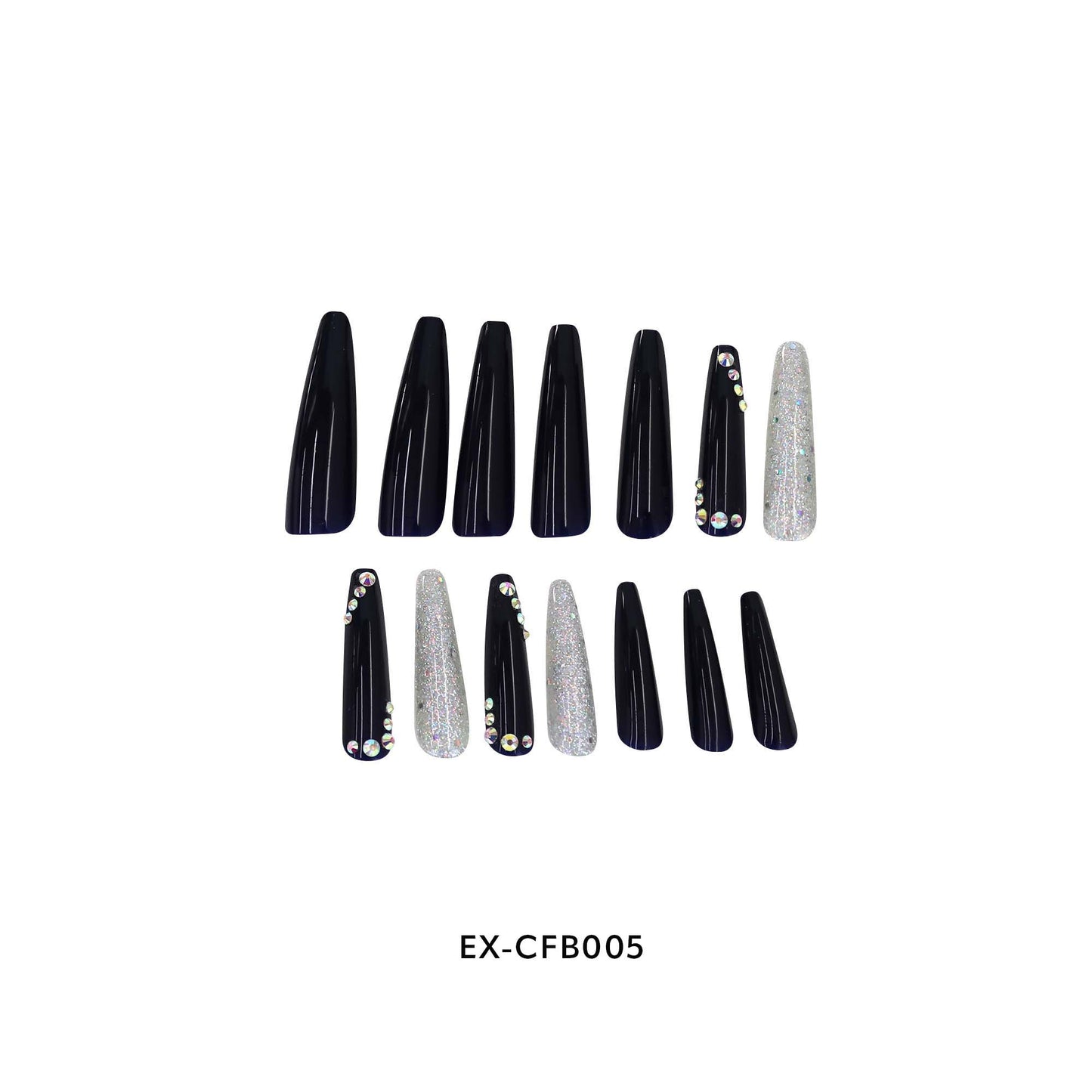 NEX NAIL TIP - EXTRA LONG_COFFIN