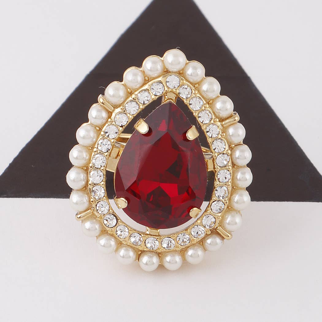 Jeweled Rhinestone Ring