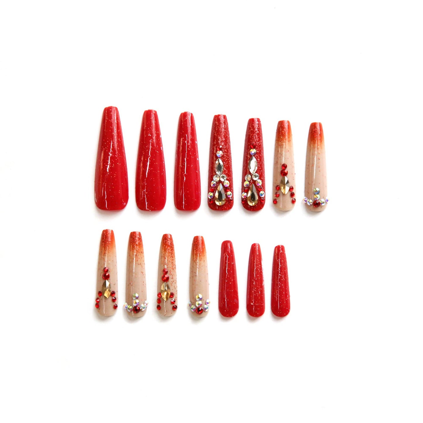 NEX NAIL TIP-EXTRA LONG_COFFIN_CFB011