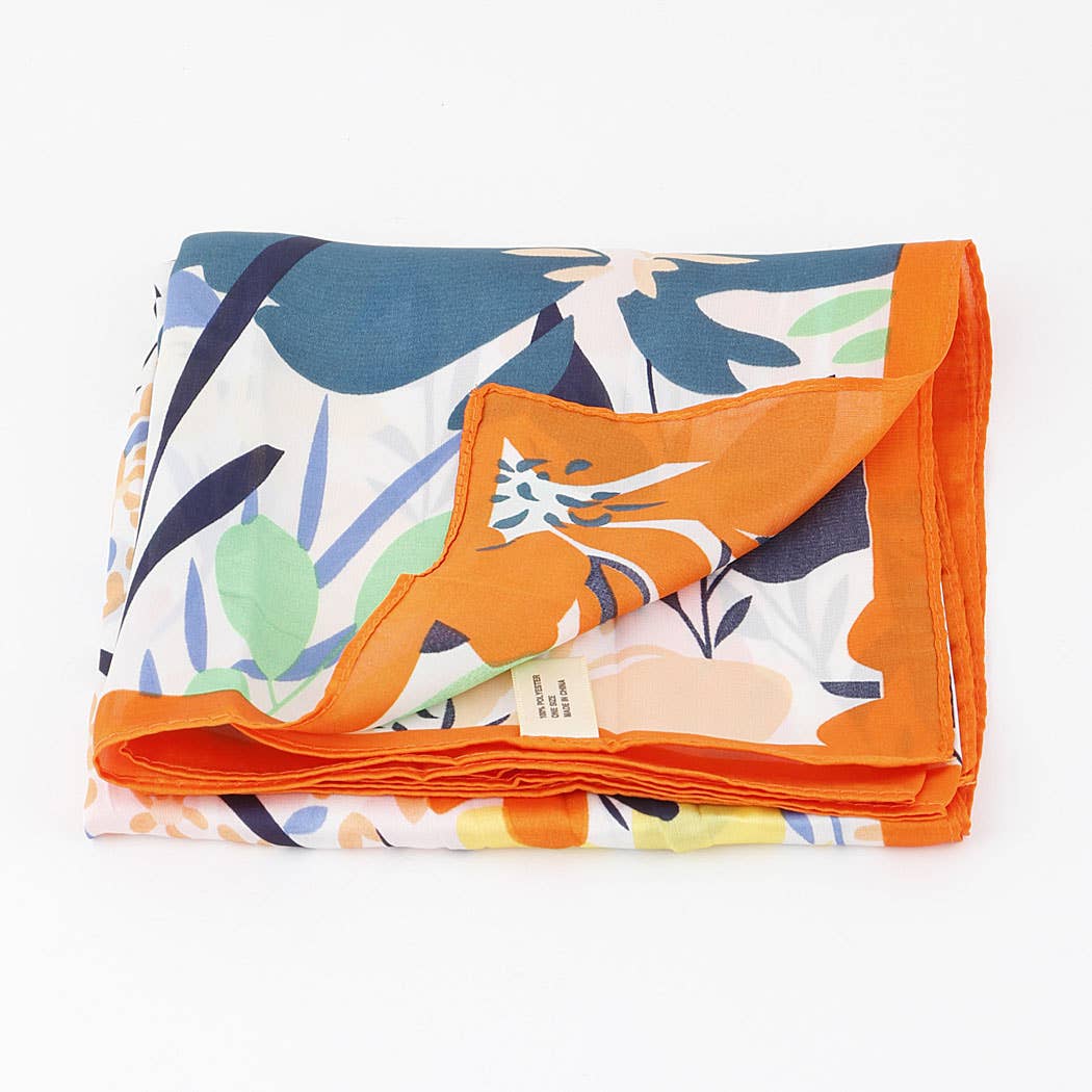 Bright Flower Scarf