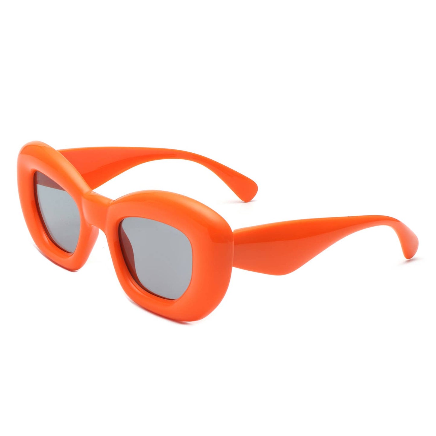 Square Thick Frame Women Fashion Cat Eye Sunglasses