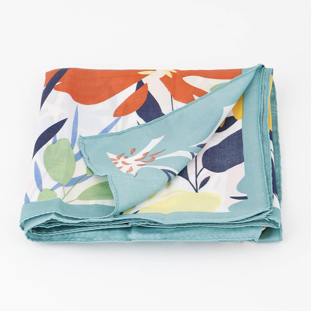 Bright Flower Scarf