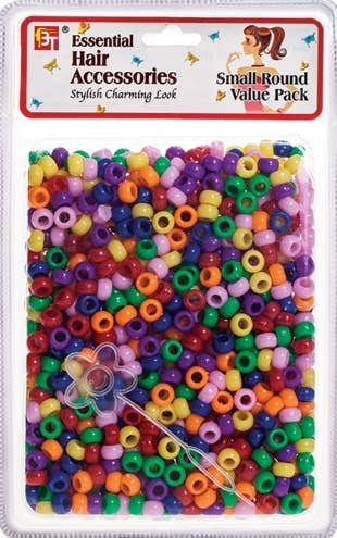 ROUND BEADS VALUE PACK -  SMALL - REGULAR ASSORTED