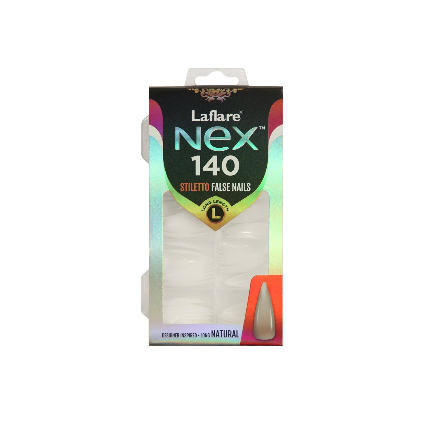 NEX 140 NAIL TIP - NATURAL_STILETTO