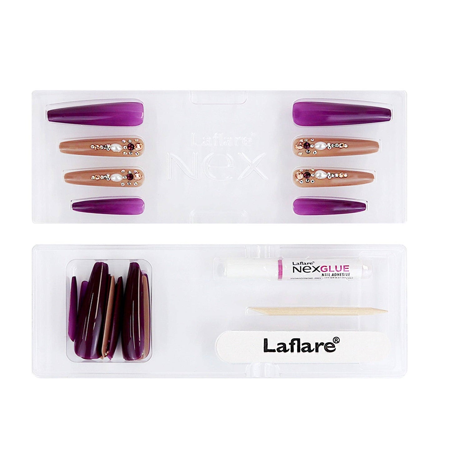 NEX NAIL TIP - EXTRA LONG_COFFIN