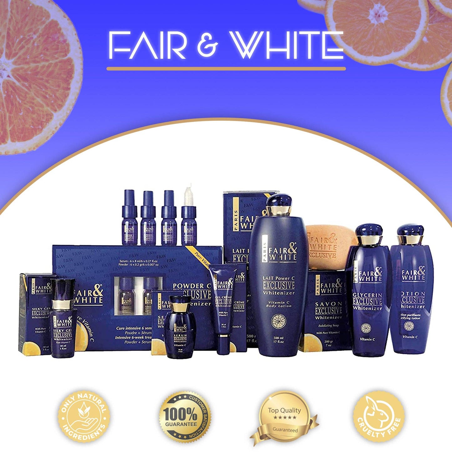 Fair & White Exclusive Exfoliating Soap with Pure Vitamin "C
