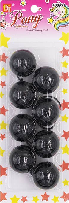 PONYTAIL HOILDERS 40MM (BLACK)
