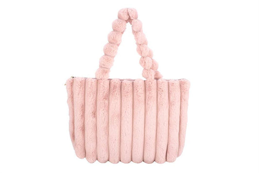 Ladies Faux Fur Fashion Handbag