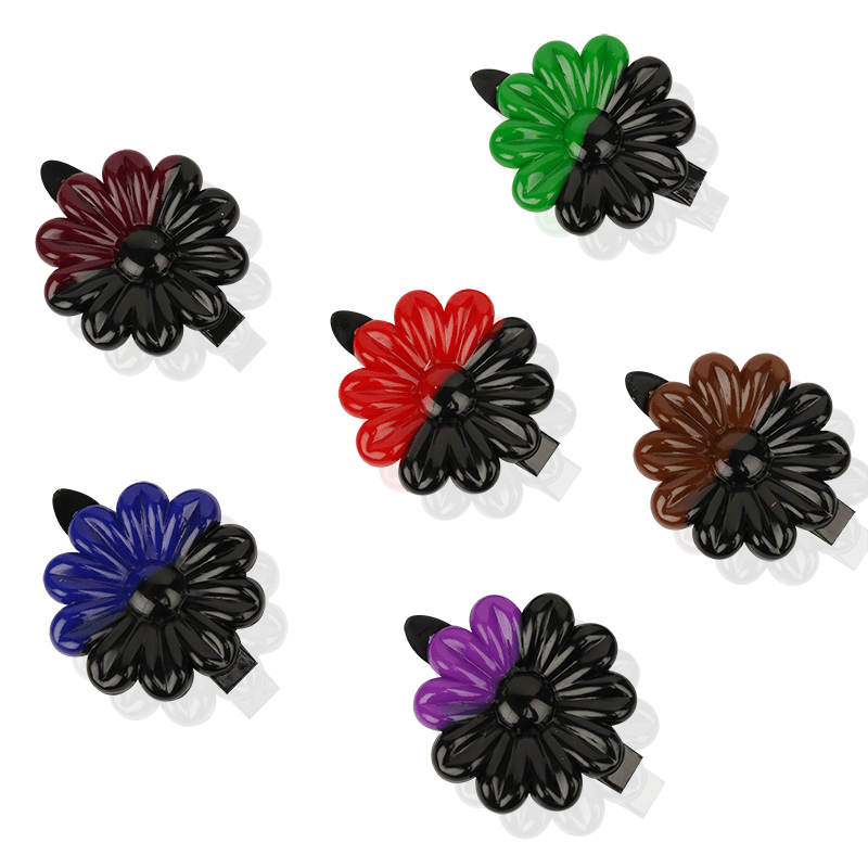 Joy Daisy Barrettes 12ct Two-Tone