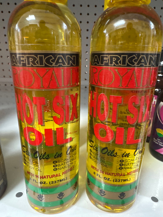 AFRICAN ROYALE HOT SIX OIL 8Z