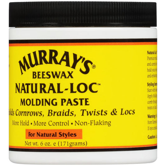 Murray's Beeswax Natural-Lock for Natural Styles Molding Paste, 6 oz., All Hair Types, Nourishing, Moisturizing