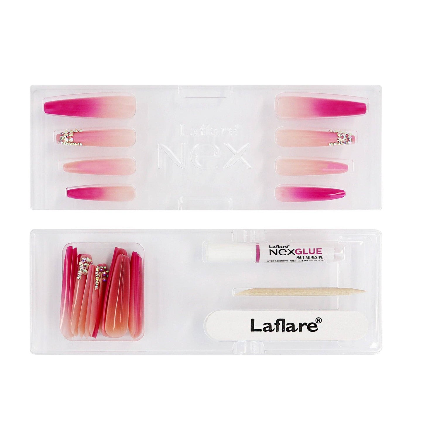 NEX NAIL TIP - EXTRA LONG_COFFIN
