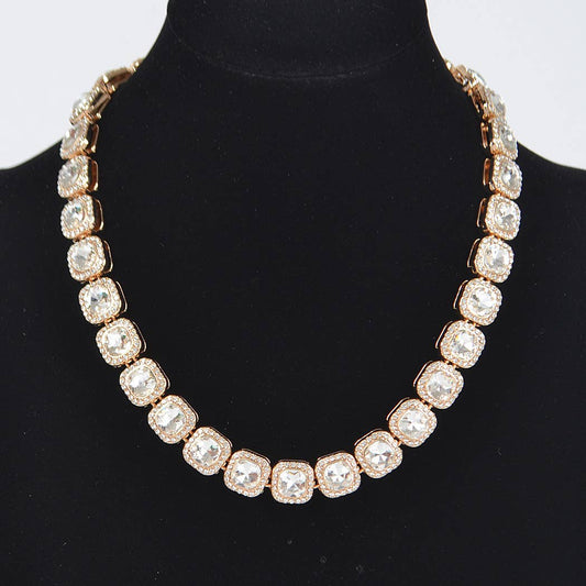 Rhinestone Chain Necklace