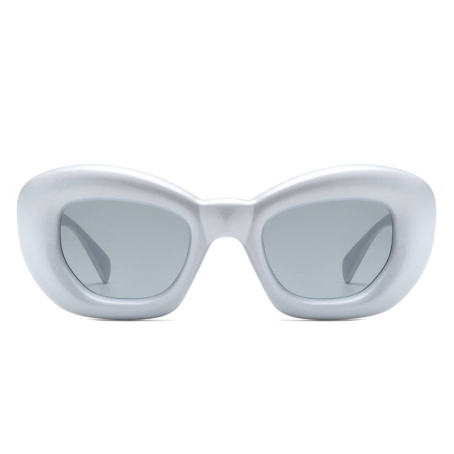 Square Thick Frame Women Fashion Cat Eye Sunglasses