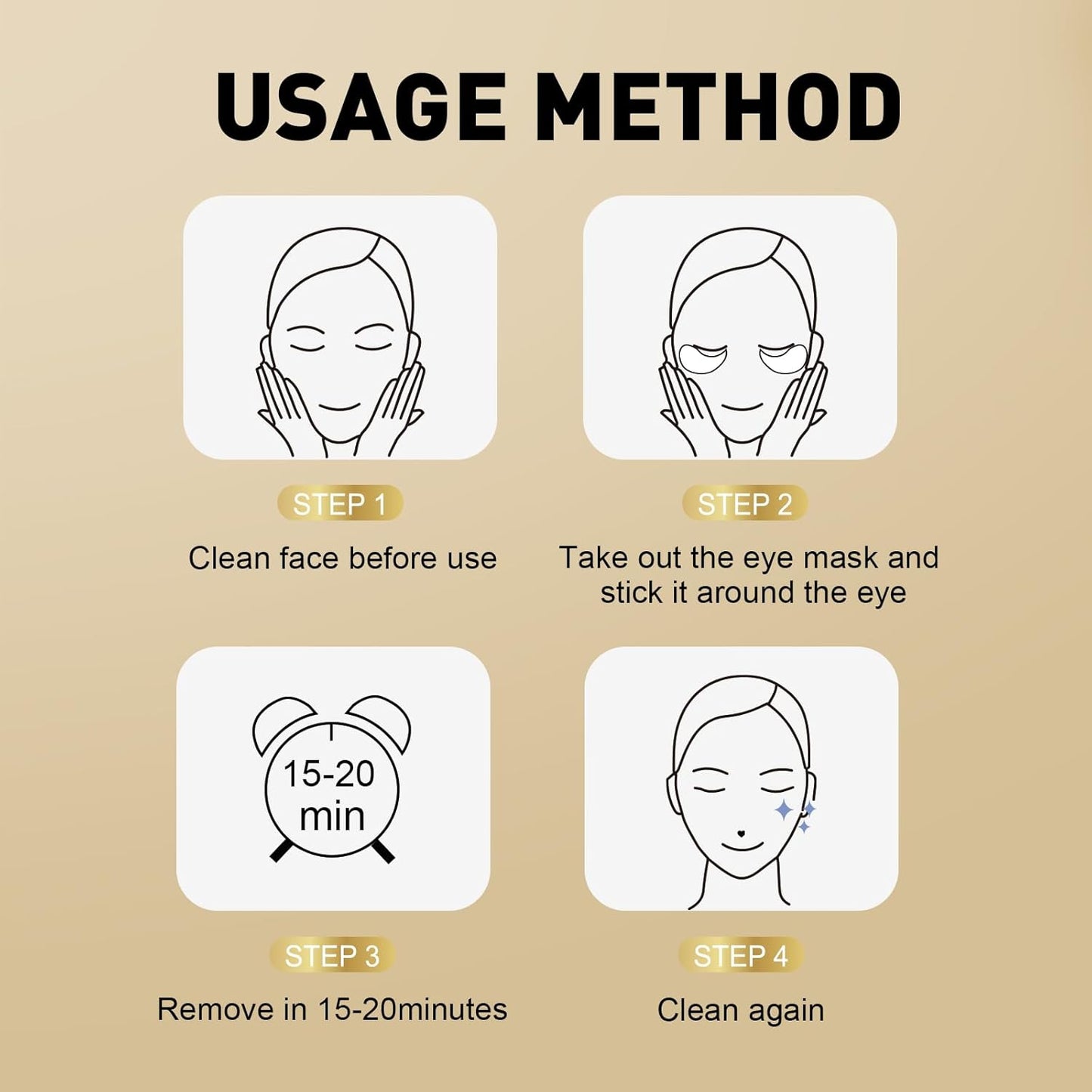 CHMI Under Eye Patches-24K Gold Eye Patches