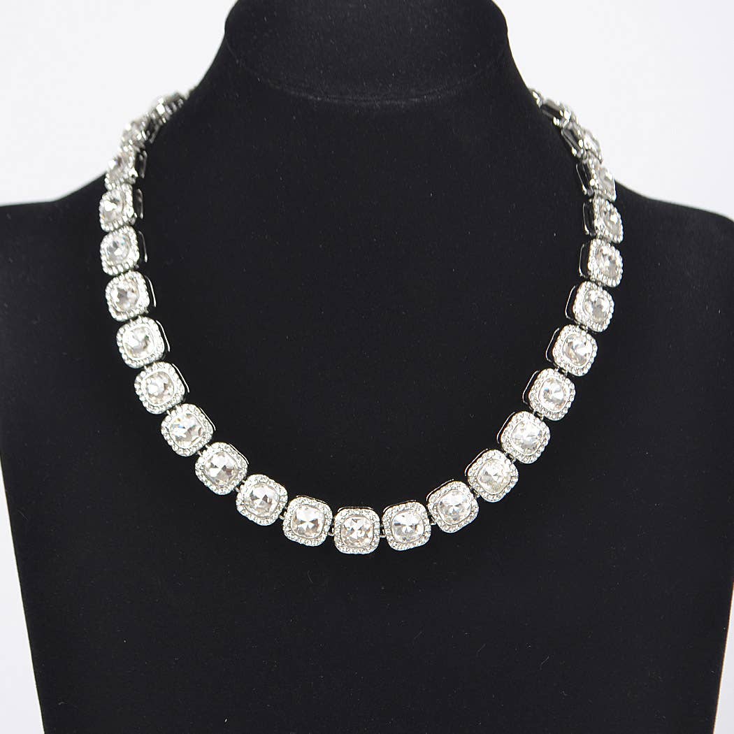 Rhinestone Chain Necklace