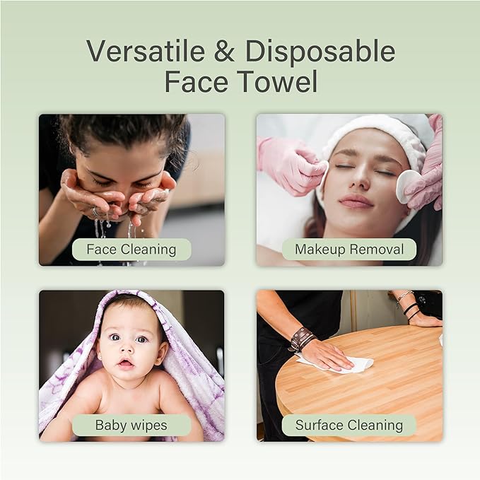 UNIFREE DISPOSABLE FACE TOWELS