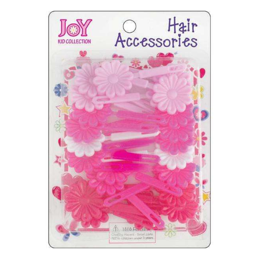 Joy Ribbon Barrette 12ct Assorted Purple