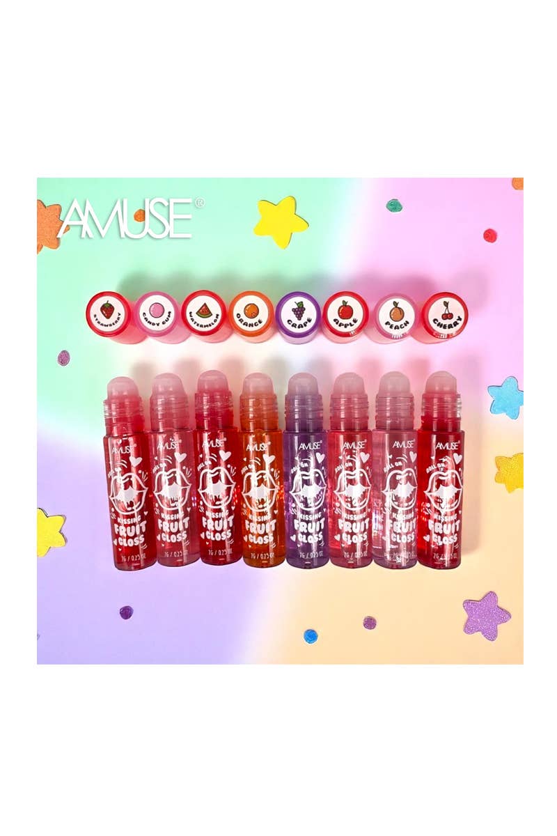 Amuse Kissing Fruit Roll On Lip Gloss