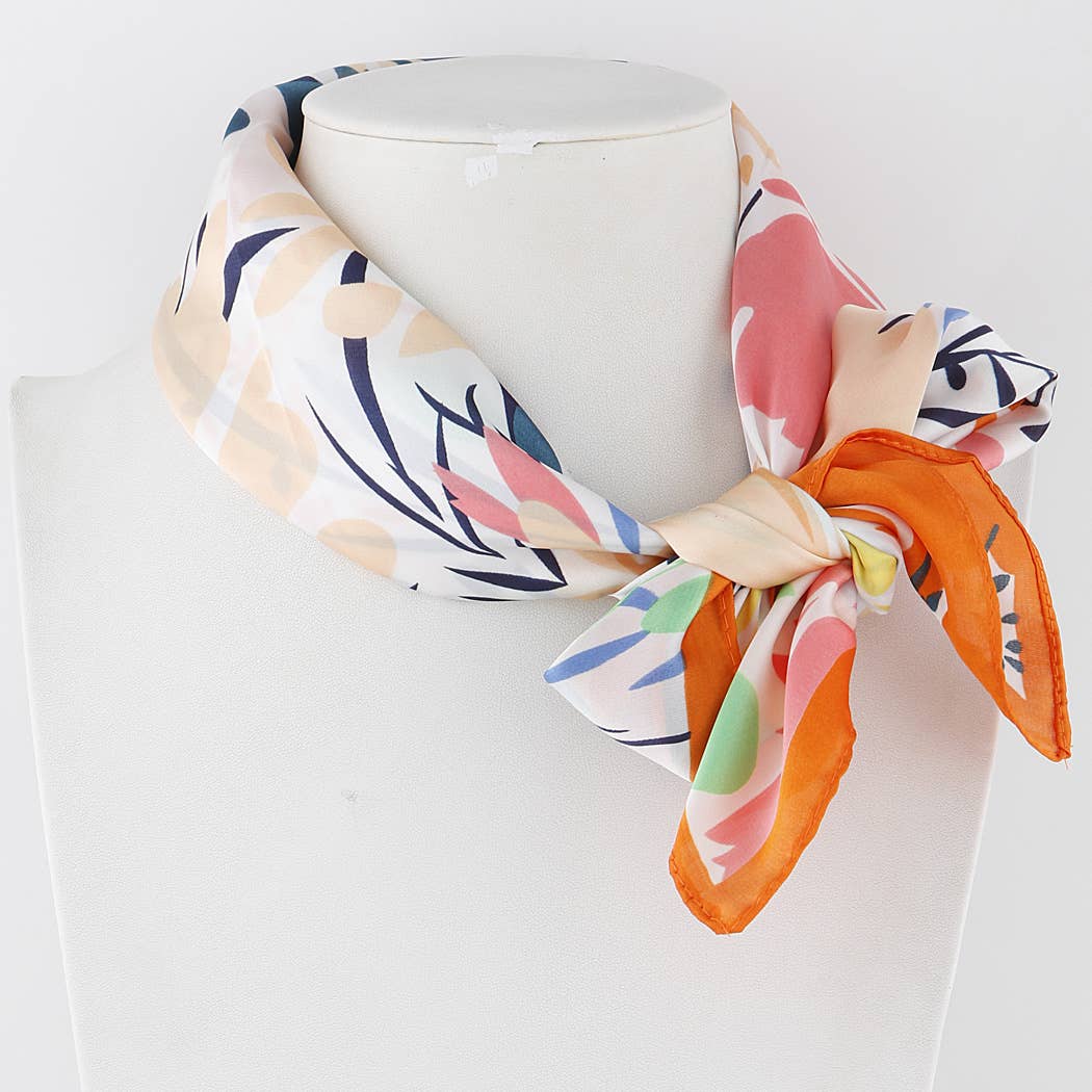 Bright Flower Scarf