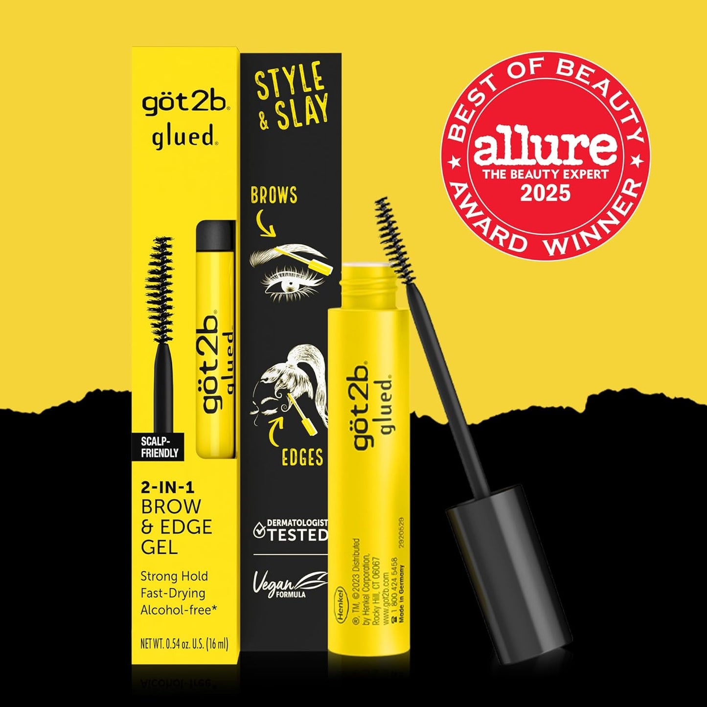 got2b Glued 2-in-1 Brow Gel & Edge Control