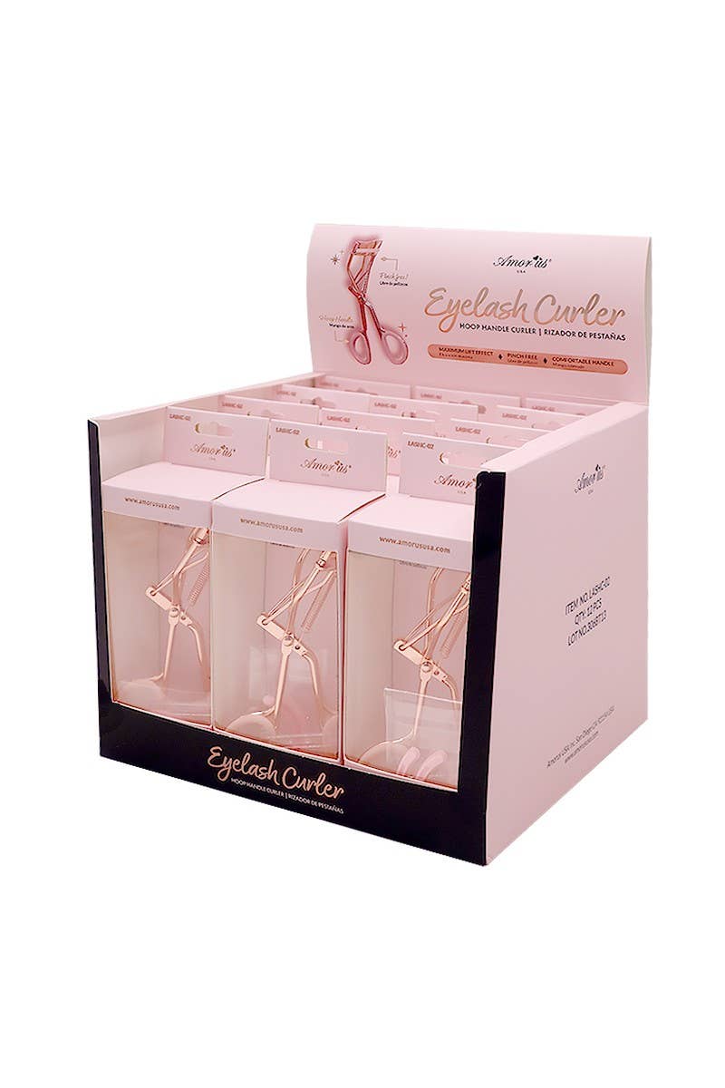 Amorus Rose Gold Hoop Handle Eyelash Curler