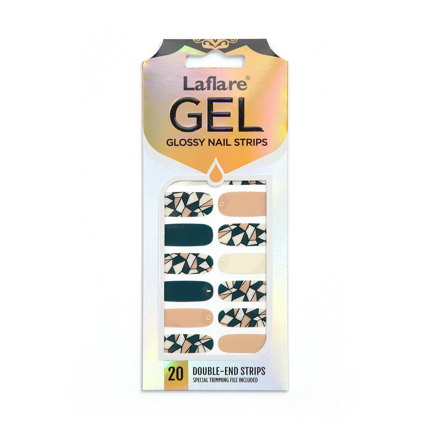 GEL NAIL STRIPS - 45679 Antique Mosaic