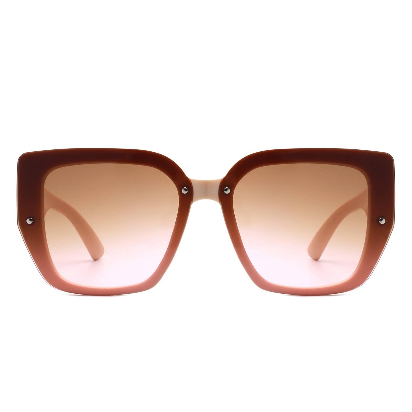 Women Square Tinted Oversize Chunky Fashion Sunglasses